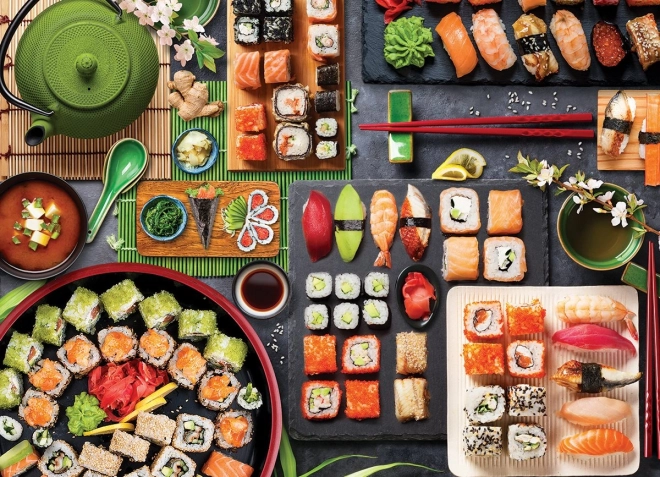 Puslespil EUROGRAPHICS Sushi-bord 1000 brikker