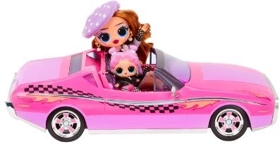 Stilfuld retro-cabriolet til to dukker