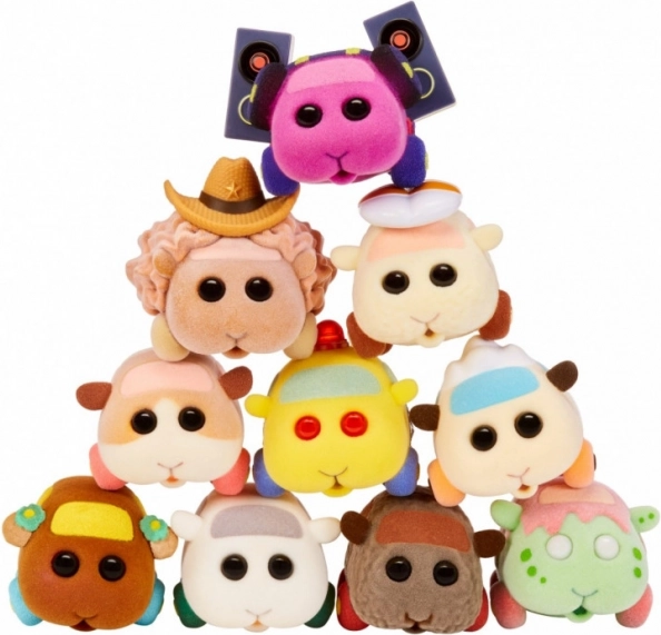 Samlerminifigurer PUI PUI MOLCAR fuzmols 6,5 cm (assorteret)