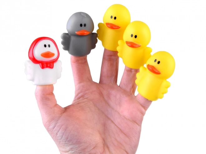 Gummi ænder fingerdukker Jokomisiada