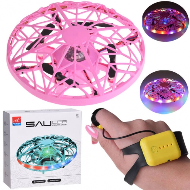 LED-drone med håndstyring