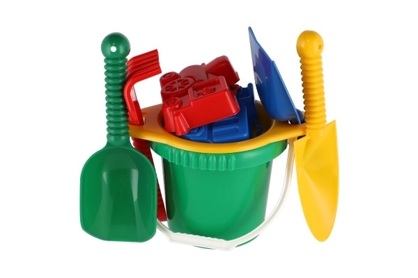 Spand si0at, skovl, handelskop, riven, plastic i net 20x28x12cm 12m+