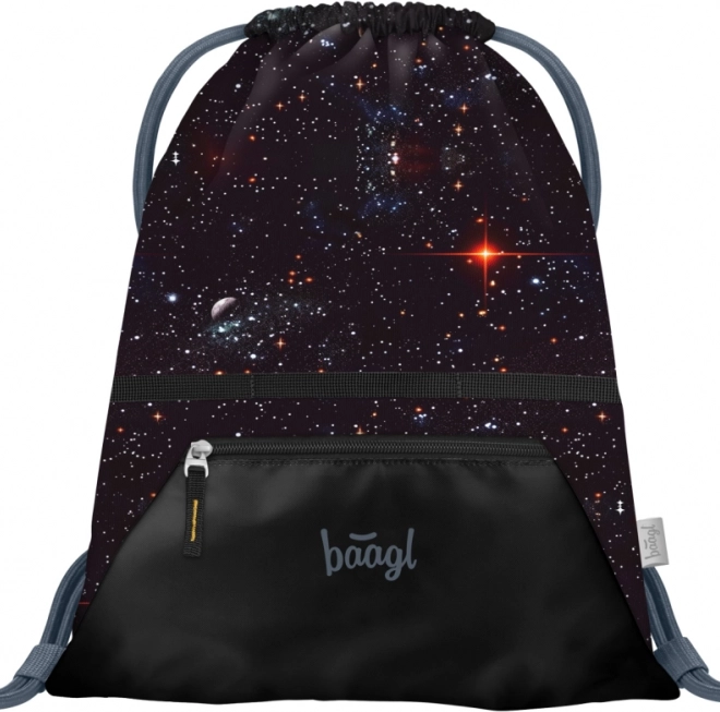 Skole sæt BAAGL: Zippy Plus Pixel Space - skoletaske, pennalhus, pose