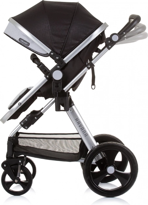 CHIPOLINO Kombineret klapvogn HAVANA 2-i-1 Obsidian