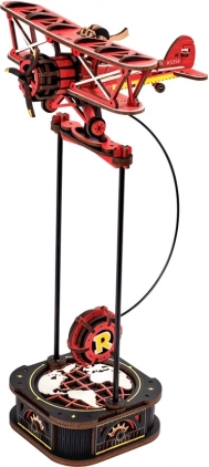 Træ 3D-model af dobbeldækker med pendul