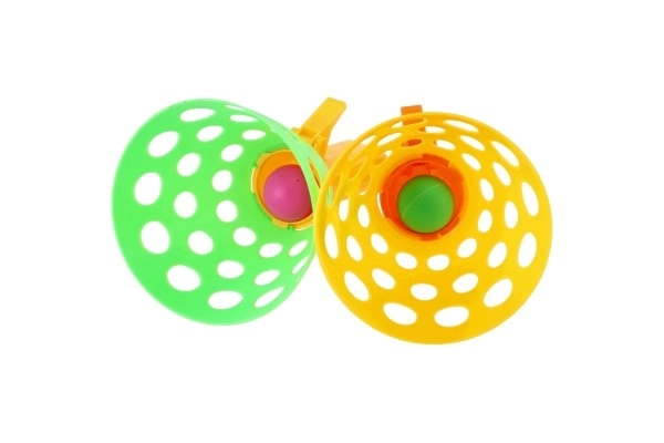 Fang boldleg 2stk plast 19cm + 3 bolde i net