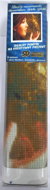 Diamant maling Sommerfugl prinsesse 30x40cm