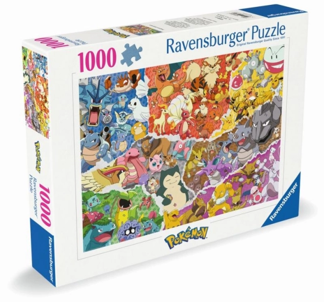 Puslespil Pokémon 1000 brikker