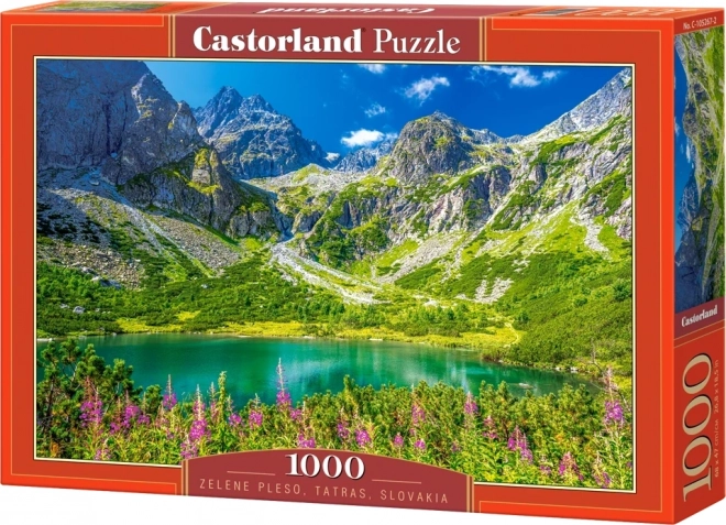 Puslespil 1000 brikker Zelene Pleso Tatry Slovakiet