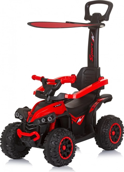 Chipolino løbecykel med styringsstang og tag ATV rød