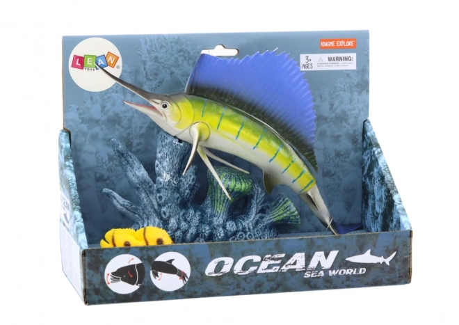 Figur af sværdfisk Koralrev Fisk