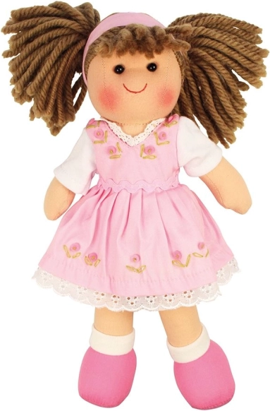 Stofdukke Rose fra Bigjigs Toys 28 cm