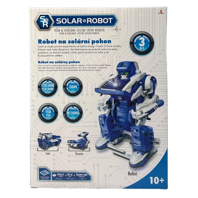 Solcelledrevet robot 3-i-1