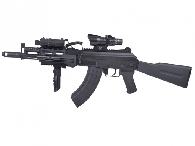 Stor realistisk automatisk AK-riffel med vandkugle genopladeligt batteri ZA3354