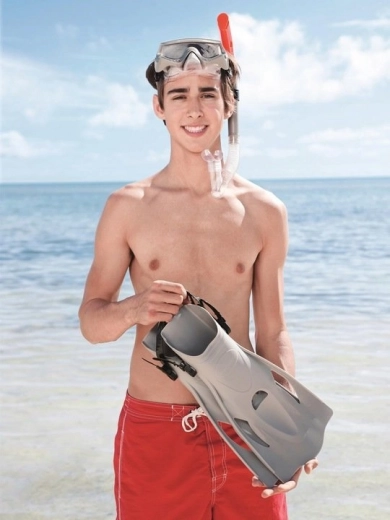 Finner med justerbar hælrem 41–46