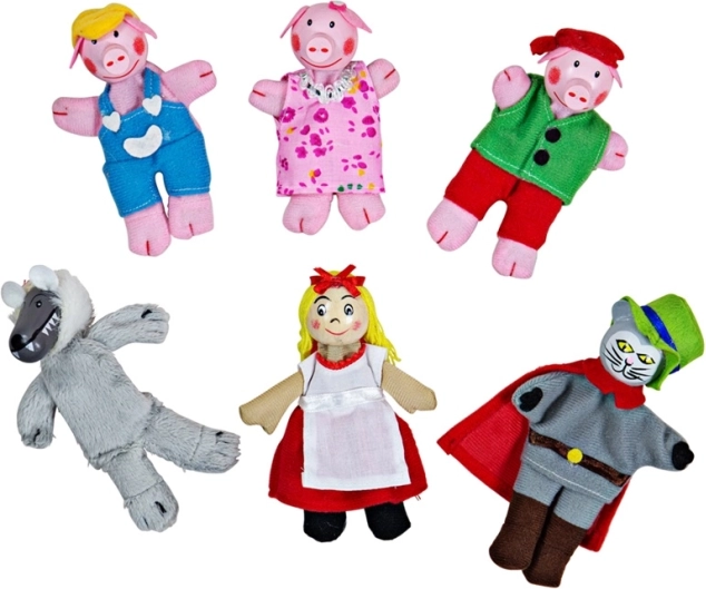 Bigjigs Toys fingerdukker – eventyrfigurer