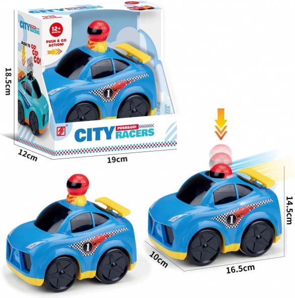 Racerbil 16,5 cm
