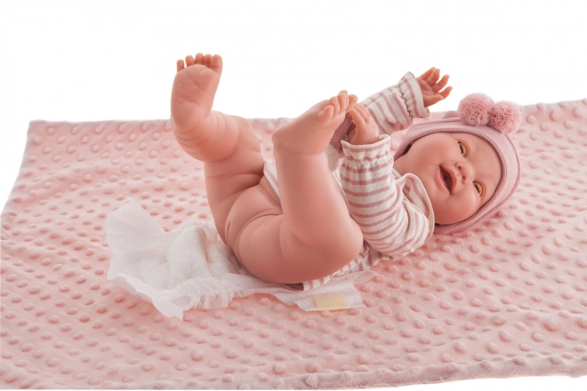 Antonio Juan 50160 Mia Blinker og Tisser realistisk baby med hel vinyl krop - 42 cm