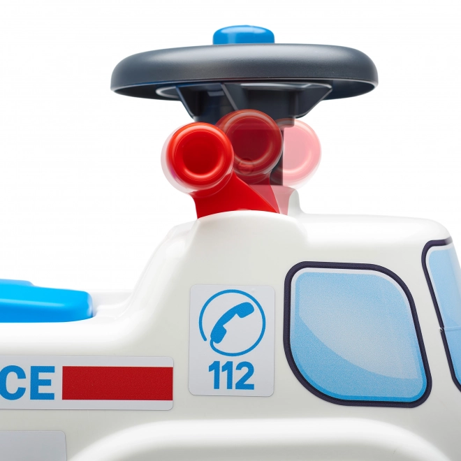 FALK Løbecykel Ambulance med åbent sæde og horn på rattet