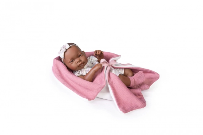 Antonio Juan 50288 MULATA - realistisk dukke spædbarn med hele vinylkroppen - 42 cm
