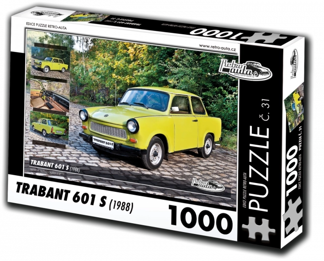 Puzzle RETRO-BILER Trabant 601 S 1988 1000 brikker