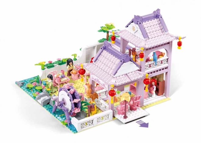 Sluban Girls Dream M38-B1078 Tehus med dekorativ have