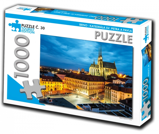 Puslespil TOURIST EDITION Katedralen Skt. Peter og Paul Brno 1000 brikker