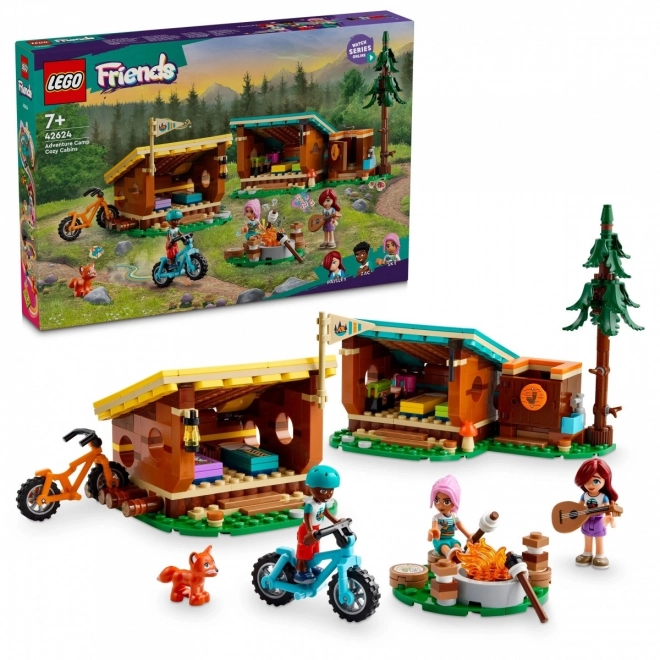 LEGO Friends 42624 Hyggelige hytter på eventyrlejr