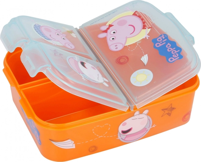 STOR Multi Box til frokost Peppa Pig