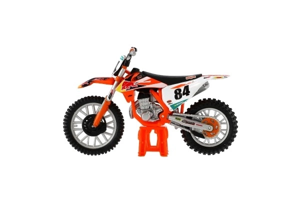 Motorcykelreplika KTM 450 SX-F Factory Edition 2018 fra Bburago