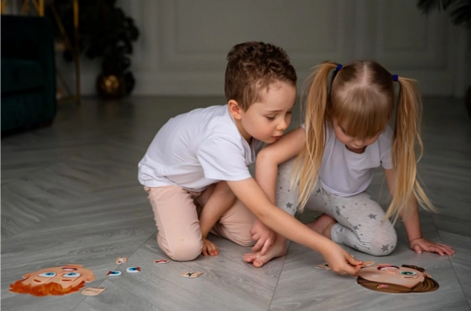 Velcro Puslespil Følelser