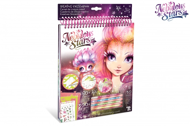 Nebulous Stars Kreativt sketchbook Petulia