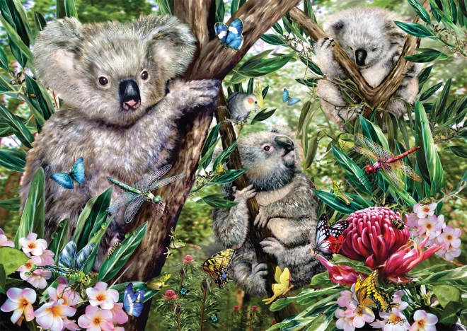 Puslespil Koala-familien 500 brikker