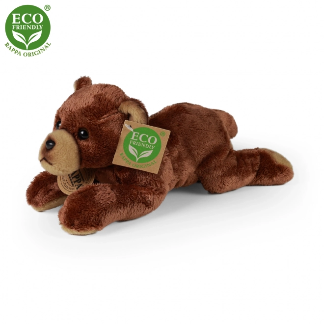 Plys bamse RAPPA liggende 18 cm