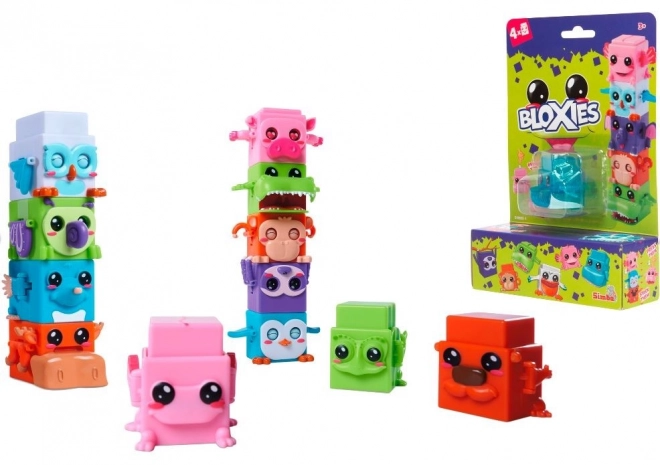 Sæt med figurer Bloxies 4-pak