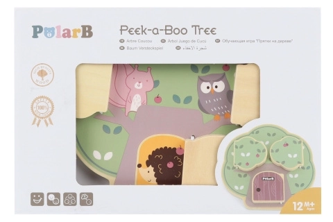 Trælegetøj Peek‑a‑Boo træ POLARB