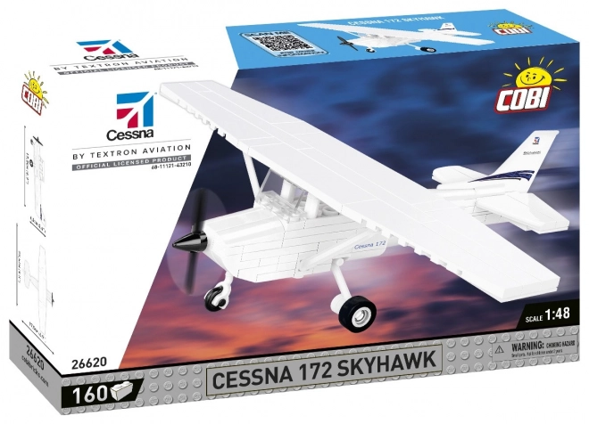 Cobi byggesæt Cessna 172 Skyhawk 160 klodser hvid
