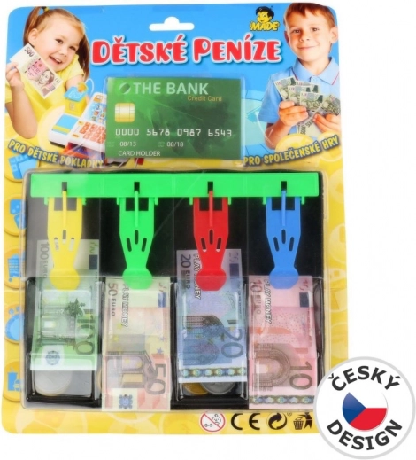 Børnekasseapparat med euro-penge