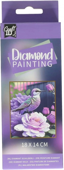 Diamantmaling Fugl 14x18 cm fra Craft ID