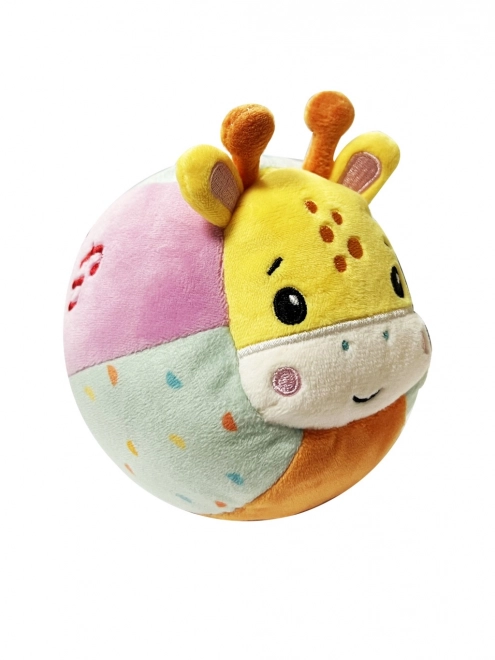 Stof giraf med klokke fra Fisher-Price