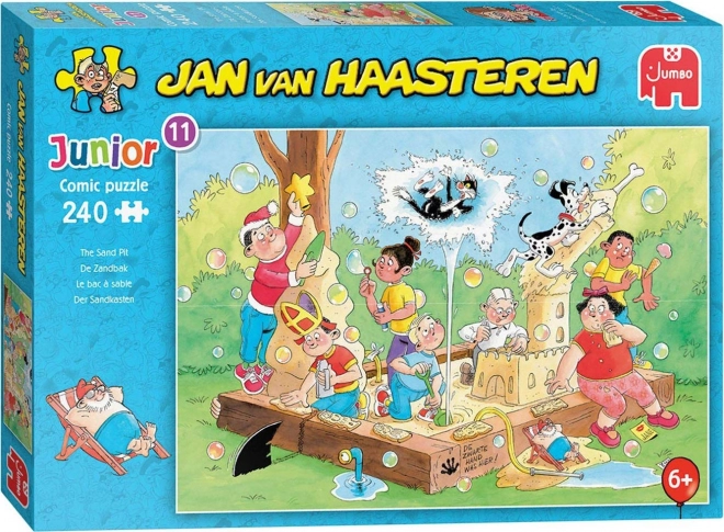 JUMBO Puzzle JvH Junior 11: Sandkasse 240 brikker