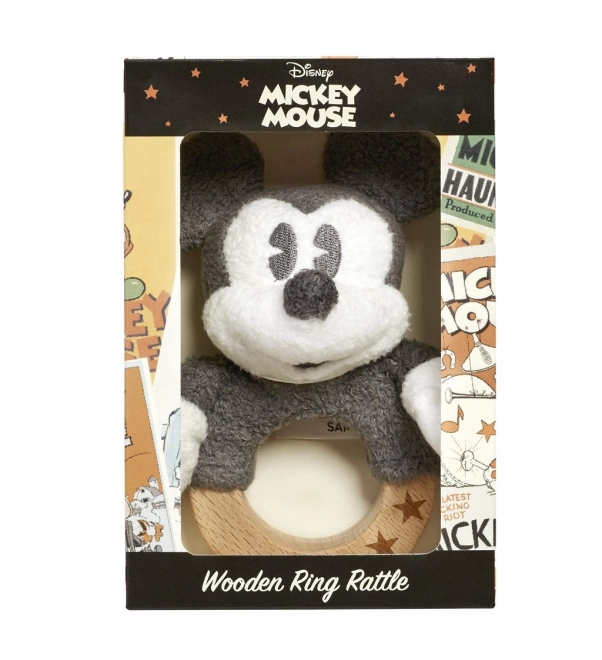 Regnbue Træ/plush Rangle Mickey Mouse