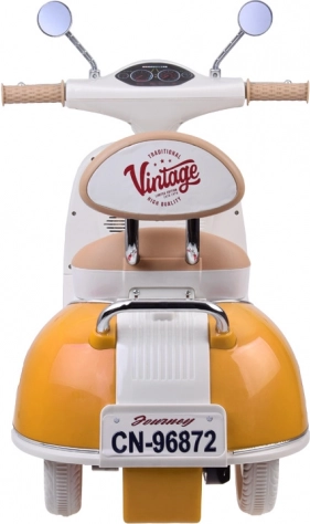 Klassisk elektrisk børnescooter orange – Grøn