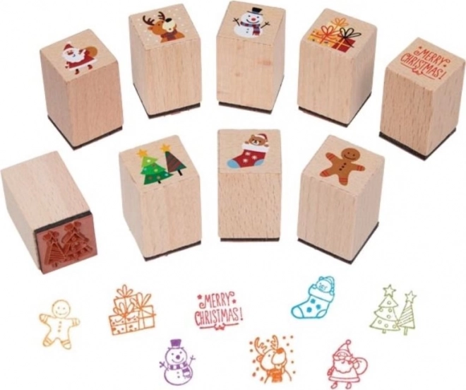 GOKI træstempel med julemotiv (mix)