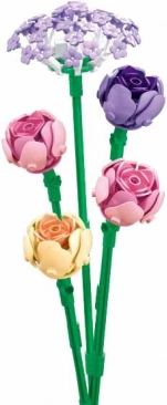 Blomsterdekoration, der aldrig visner