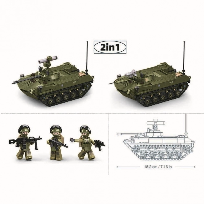 Sluban modeltank BMD-2S 1:35