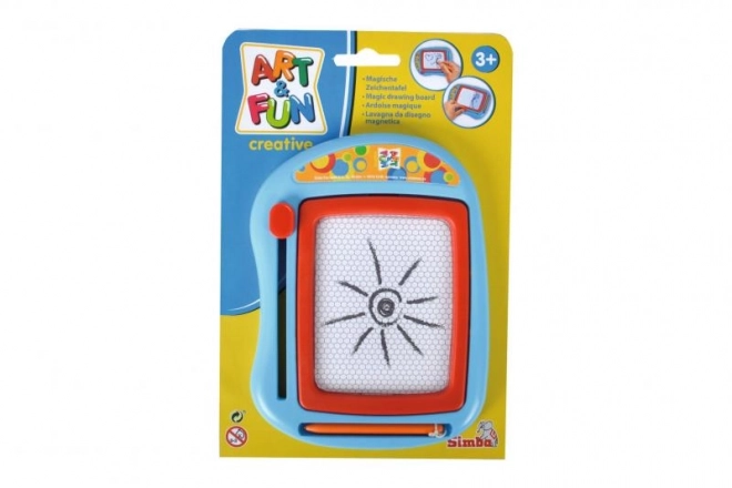 Art & Fun Børns magnetiske tegnetavle