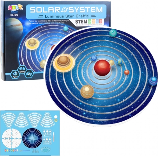 Pædagogisk kreativt sæt Solsystem DIY