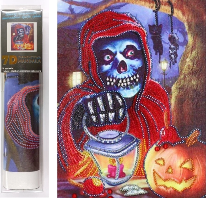 diamantmaling 7D halloween 30 × 40 cm