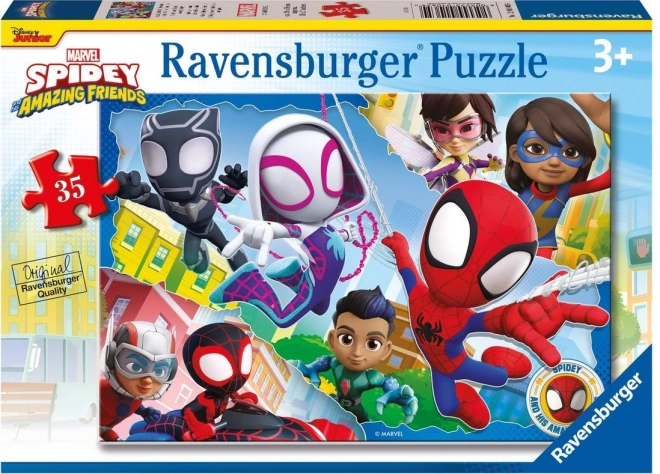 Puzzle Spidey og hans fantastiske venner 35 brikker